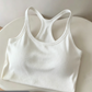 👚✨ Geripptes Cropped-Trägertop mit Racerback-Ausschnitt – Bequem & figurbetont