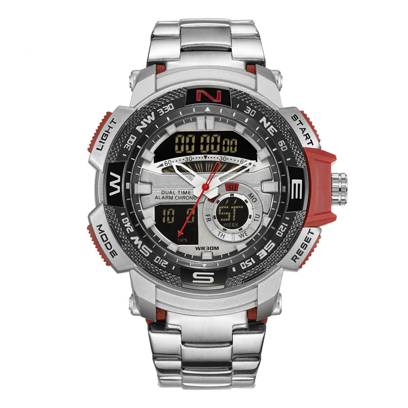 ⌚ 50% RABATT! ⏱️ Dual‑Display Sportuhr – Analog‑Digital, 3ATM & multifunktional ✨