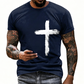 Grafik-T-Shirt für Herren mit religiösem Motiv