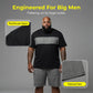 👕 Sommer-Freizeitset für Herren in Übergrößen – bequemes Top & kurze Hose, atmungsaktiv & alltagstauglich ☀️🩳