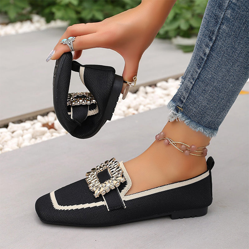 👞 50% RABATT! 🥿 Atmungsaktive Loafer mit eckiger Zehenpartie – Bequem & vielseitig – Perfekt für Büro, Freizeit oder Reisen – leichte Sohle & strapazierfähiges Material 🌿