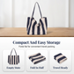 Classic Vertical Stripe Beach & Shopping Tote
