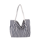 Classic Vertical Stripe Beach & Shopping Tote