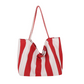 Classic Vertical Stripe Beach & Shopping Tote