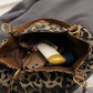 🐆 Große Shoppingtasche mit Leopardenprint – geräumig, stabil & vielseitig für Einkauf, Strand oder Büro 👜