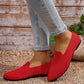 👡 Damen-Freizeitschuh – gestricktes Obermaterial, spitze Zehenpartie, flache Sohle, atmungsaktiv & bequem für den Sommer ☀️