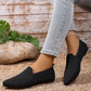 👡 Damen-Freizeitschuh – gestricktes Obermaterial, spitze Zehenpartie, flache Sohle, atmungsaktiv & bequem für den Sommer ☀️