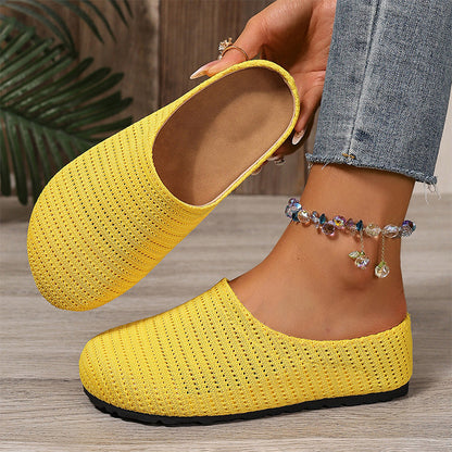 📢Mid-Season Sale: −50% nur für kurze Zeit⏰👟 Damen-Slip-On Mules aus atmungsaktivem Strick – leicht, bequem & perfekt für Zuhause, Büro & unterwegs ☀️🌸