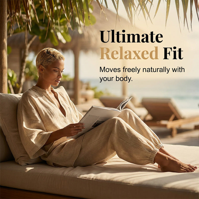 📢Mid-Season Sale: −50% nur für kurze Zeit⏰2-teiliges Sommer-Set für Damen – weite Hose mit Oversize-Oberteil & Fledermausärmeln, luftig & bequem 🌸☀️