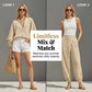 📢Mid-Season Sale: −50% nur für kurze Zeit⏰2-teiliges Sommer-Set für Damen – weite Hose mit Oversize-Oberteil & Fledermausärmeln, luftig & bequem 🌸☀️