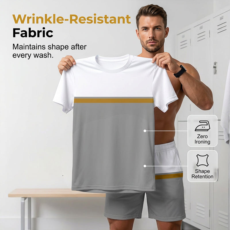 🛍️ Leichtes Freizeit-Outfit für Herren – 50 % reduziert, schnelltrocknend & elastisch, ideal für Fitness, Laufen & entspannte Tage