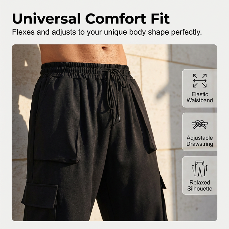 🥾 Robustes Outdoor-Cargohose – schnelltrocknend, atmungsaktiv & mit verstellbarem Bund, ideal für Wandern, Angeln & Camping