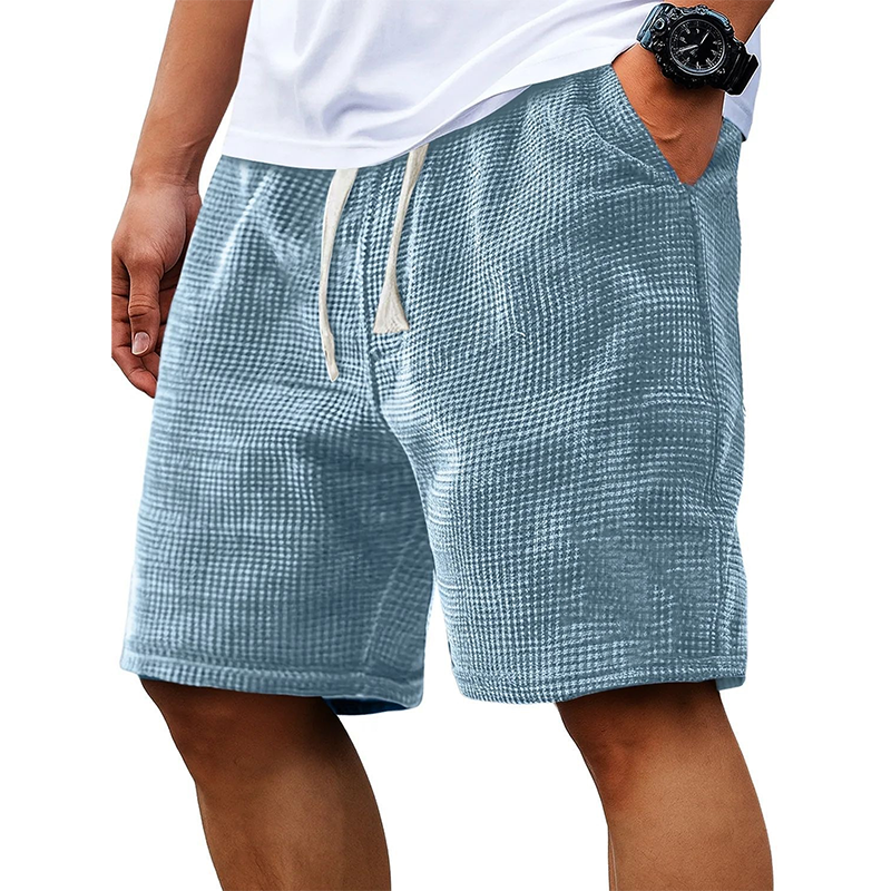 📢Mid-Season Sale: −50% nur für kurze Zeit⏰🩳 Herren-Freizeitshorts aus Waffelpiqué – atmungsaktiv, leicht & bequem für Sommer, Sport & Alltag ☀️