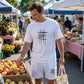👕 2-teiliges Freizeit-Set für Herren – klare Linien, minimalistisches Design, bequem & vielseitig für Sommer & Alltag ☀️🩳
