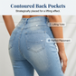 👖 High-Waist-Capri-Jeans – bequemer Stretch, figurschmeichelnd & vielseitig für Alltag, Freizeit & warme Tage ☀️