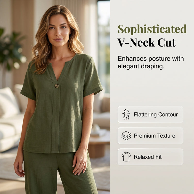 📢Mid-Season Sale: −50% nur für kurze Zeit⏰Damen 2-teiliges Freizeit-Set: Oberteil und Hose