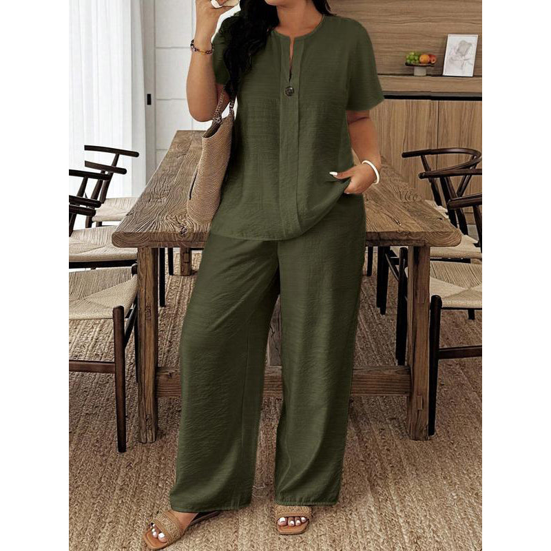 📢Mid-Season Sale: −50% nur für kurze Zeit⏰Damen 2-teiliges Freizeit-Set: Oberteil und Hose