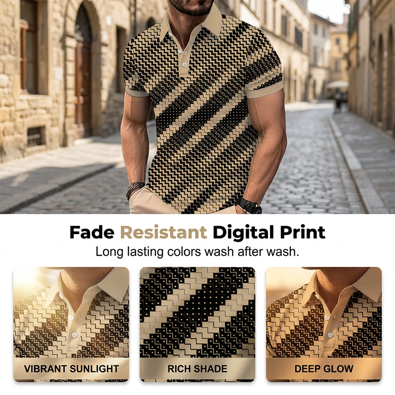 👔 Herren-Poloshirt im Old-Money-Stil – klassischer Knopfkragen, hochwertige Baumwolle, zeitlos elegant für Alltag & Sommer ☀️