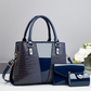 📢Mid-Season Sale: −50% nur für kurze Zeit⏰🐊 3-teiliges Handtaschen-Set mit Krokoprägung – stilvoll & vielseitig für Alltag, Büro & Reisen 👜