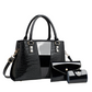 📢Mid-Season Sale: −50% nur für kurze Zeit⏰🐊 3-teiliges Handtaschen-Set mit Krokoprägung – stilvoll & vielseitig für Alltag, Büro & Reisen 👜
