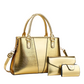📢Mid-Season Sale: −50% nur für kurze Zeit⏰🐊 3-teiliges Handtaschen-Set mit Krokoprägung – stilvoll & vielseitig für Alltag, Büro & Reisen 👜