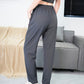 👖 50 % Rabatt – Leichte Damen-Sporthose mit hohem Bund – Reißverschlusstaschen, gerade Bein, atmungsaktiv – ideal für Gym, Laufen & Alltag 🏃‍♀️
