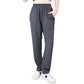 👖 50 % Rabatt – Leichte Damen-Sporthose mit hohem Bund – Reißverschlusstaschen, gerade Bein, atmungsaktiv – ideal für Gym, Laufen & Alltag 🏃‍♀️