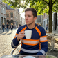 👔 Herren-Sport-Freizeit-Langarmshirt mit Kontraststreifen – atmungsaktiv, elastisch & vielseitig für Training, Alltag & Freizeit 🏃‍♂️🧥