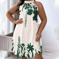 👗 Neues Sommerkleid 2026 – mit floralem Print, Neckholder-Band & offenem Rücken, luftig & elegant für Strand, Urlaub & Gartenpartys 🌸☀️