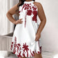 👗 Neues Sommerkleid 2026 – mit floralem Print, Neckholder-Band & offenem Rücken, luftig & elegant für Strand, Urlaub & Gartenpartys 🌸☀️