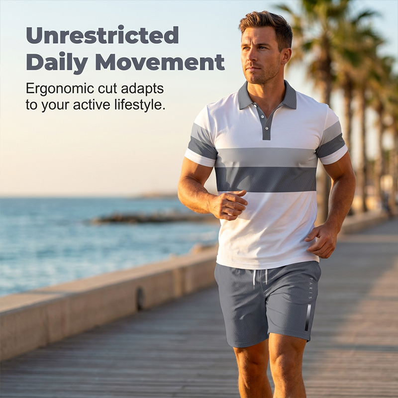 👕 2-teiliges Hemd- & Shorts-Set für Herren – bequem, atmungsaktiv & vielseitig für Sommer, Freizeit & Reisen ☀️🩳
