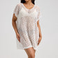 👗 Damen-Strand-Cover-up mit Hohlsaum & Rundhalsausschnitt – luftig, leicht & vielseitig für Strand, Pool & heiße Tage ☀️🌊