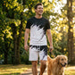 👕 2-teiliges Sommer-Set für Herren – mit dynamischem Print, atmungsaktiv & bequem für Alltag, Sport & Freizeit ☀️🩳
