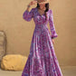 👗 Boho-Kleid mit V-Ausschnitt & Kordelzug in der Taille – figurschmeichelnd, leicht & vielseitig für Alltag, Strand & Urlaub 🌸☀️