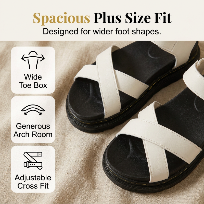Women's Adjustable Buckle Platform Sandals