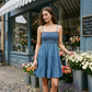 👗 Damen-Jeanskleid – ärmellos, knielang, aus weichem Denim & vielseitig für Alltag, Büro & warme Tage 🌸☀️