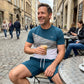 👕 2-teiliges Freizeit-Set für Herren – Color-Block T-Shirt & Shorts, atmungsaktiv, bequem & vielseitig für Alltag, Sport & Reisen 🌿