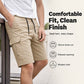 🩳 Herren-Freizeit-Cargoshorts – lässige Passform, mit vielen Taschen & 5/4-Länge, bequem & vielseitig für Sommer, Alltag & Outdoor ☀️