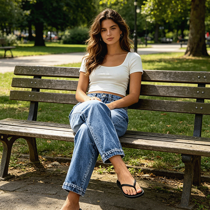 👖 Damen-Jeans mit Stretchanteil – klassischer Schnitt, bequem & vielseitig für Alltag, Büro & Freizeit 🌸