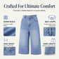 👖 Damen Denim-Bermudashorts ✨ Lockerer Schnitt, Bequem & Ideal für Alltag und Sommer