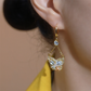 🦋 Zirkonia-Schmetterlings-Ohrringe – extravagantes Design, funkelnder Besatz & ein edles Accessoire für den modernen Look ✨
