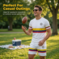 👕 2-teiliges Freizeit-Set für Herren – kurzärmeliges T-Shirt & Shorts, atmungsaktiv, bequem & vielseitig kombinierbar ☀️