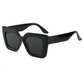 🕶️ Große quadratische Sonnenbrille für Damen – minimalistisches Design, zeitlos elegant & vielseitig für den Alltag ✨