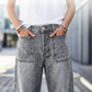 📢Mid-Season Sale: −50% nur für kurze Zeit⏰👖 Damen 7/8 Stretch-Jeans 🌿 Mittelhoher Bund, Gerades Bein & Bequeme Passform