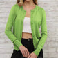 💚 Figurbetonter Strickpullover – kurz geschnitten, weich & vielseitig kombinierbar, perfekt für den stilvollen Auftritt ✨