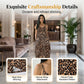💃🐆Damen Leopardenmuster Spaghettiträger Maxikleid