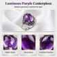 🔮Vintage Spitzen-Amethyst-Ring 💍 Feine Spitze Lila Amethyst Ring für Frauen Geschenk