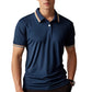 👔 Herren Poloshirt mit Kontrastkragen ☀️ Schnell Trocknend, Bequem & Ideal für Sommer und Freizeit