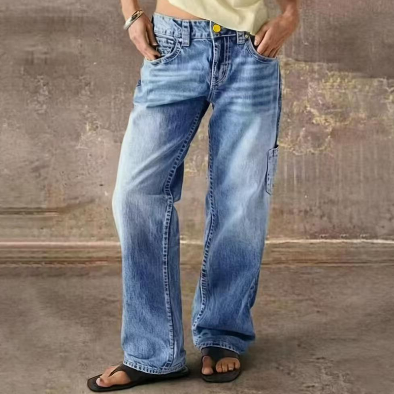 👖✨ Premium Loose Fit Straight Leg Jeans – High-Quality Denim, Relaxed Comfort & Effortless Style