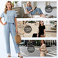🌸 Damen Zweiteiler Set mit Kurzarmshirt & Culotte Hose ✨ Bequem, Locker & Ideal für Sommer und Freizeit